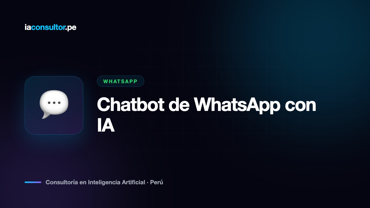 Chatbot de WhatsApp con IA: cómo vender 24/7 sin ampliar tu equipo