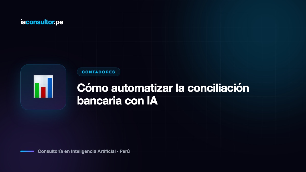 Cómo automatizar la conciliación bancaria con IA