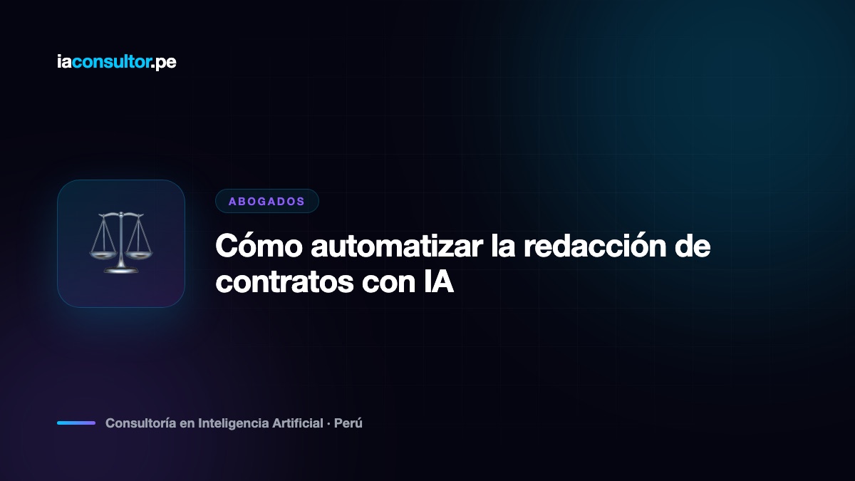 Cómo automatizar la redacción de contratos con IA