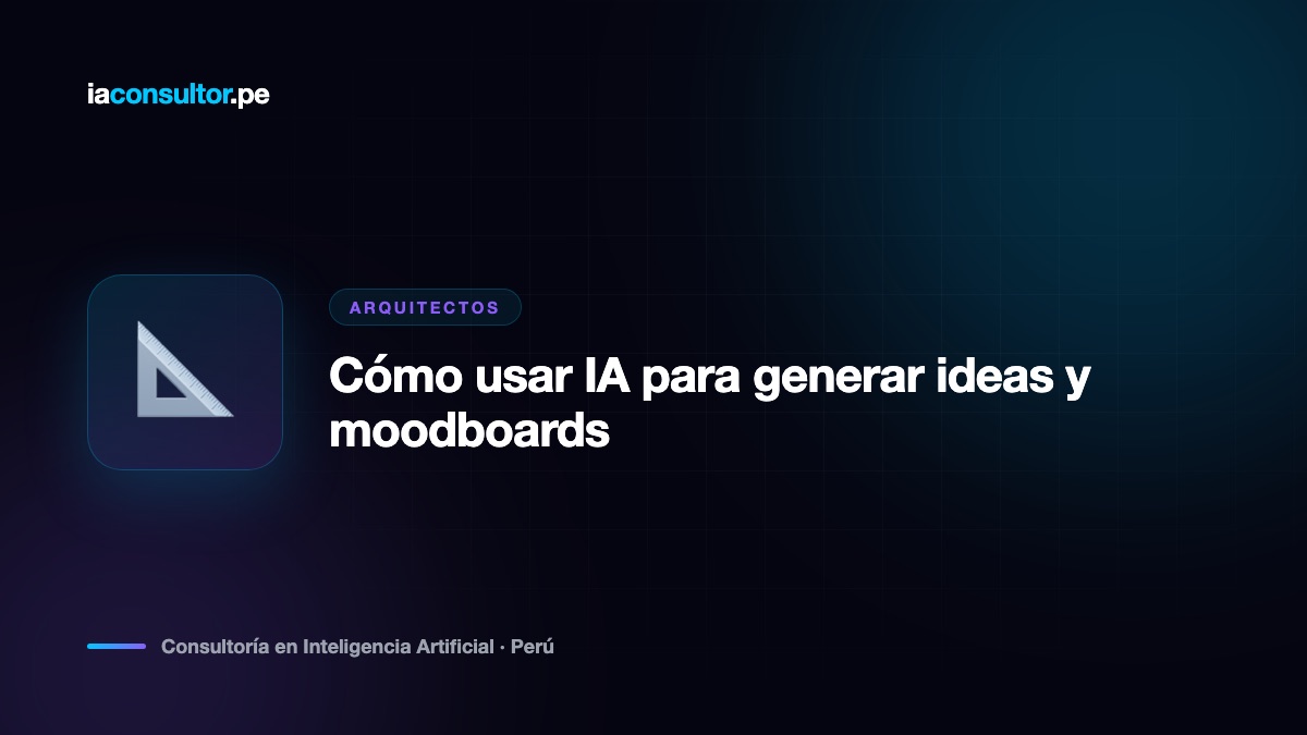 Cómo usar IA para generar ideas y moodboards