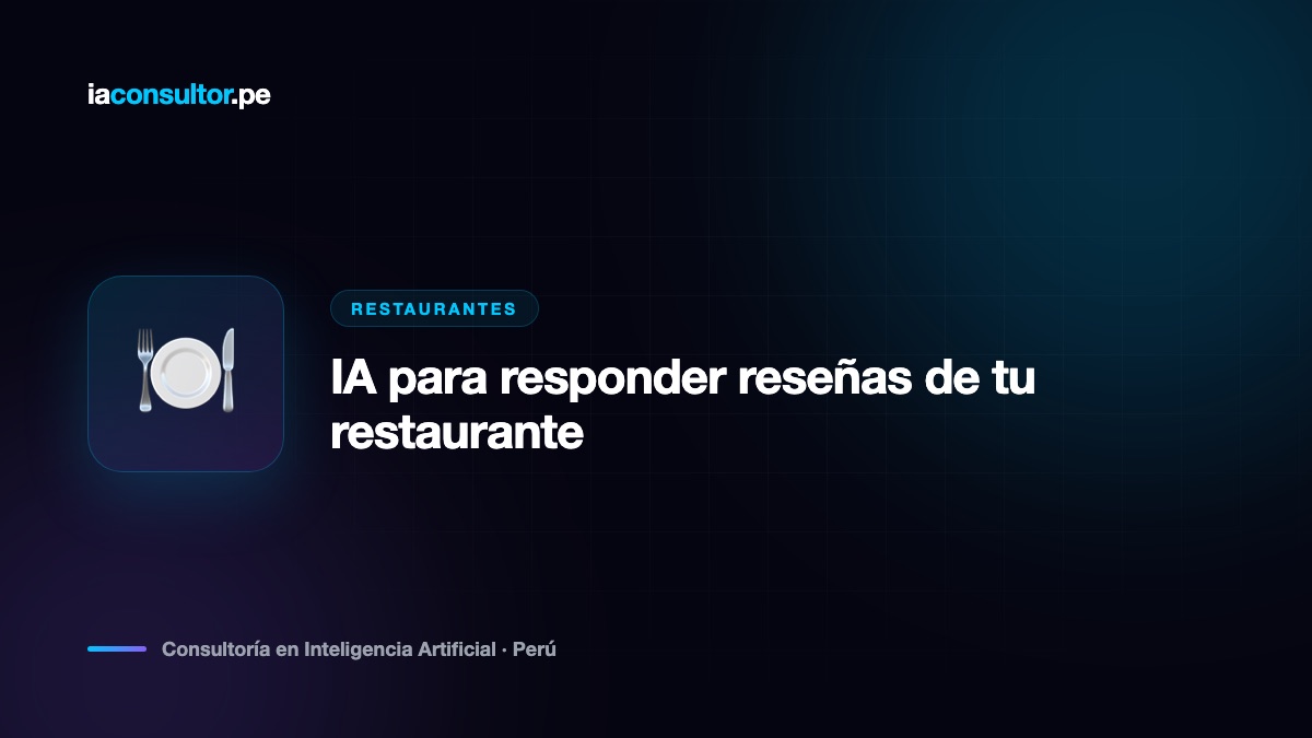 IA para responder reseñas de tu restaurante