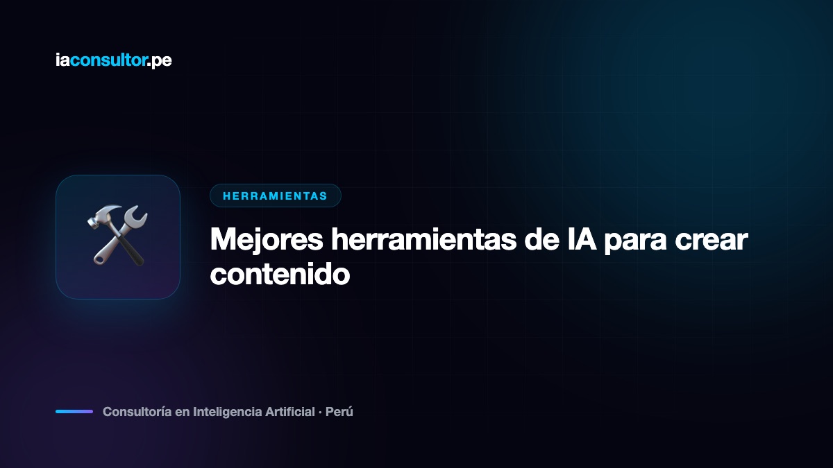 Mejores herramientas de IA para crear contenido