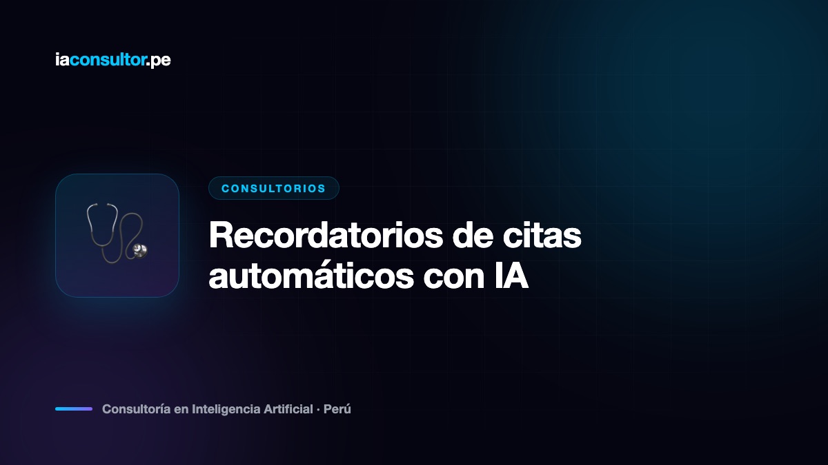 Recordatorios de citas automáticos con IA